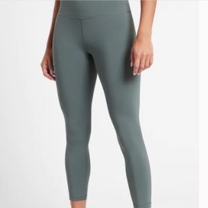 Athleta Elation Green Yoga Tights